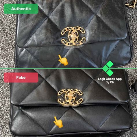 chanel 19 bag real vs fake|chanel bags vintage authenticity.